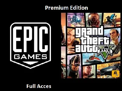 GTA 5 Online + 65more games Epic Games  Account