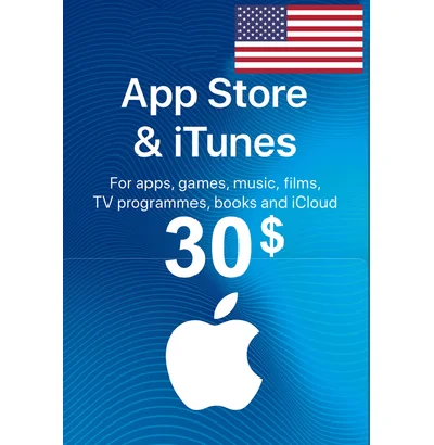 ITUNES 30 USD USA GIFT CARD