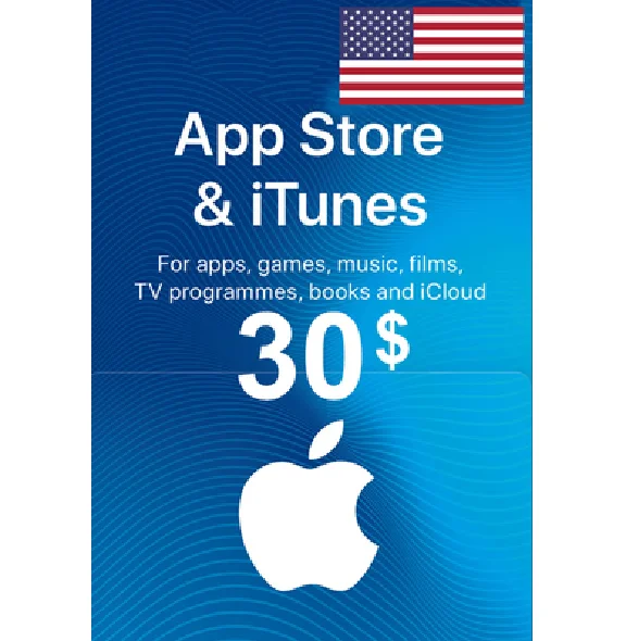 ITUNES 30 USD USA GIFT CARD