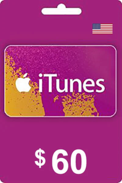 ITUNES 60 USD USA GIFT CARD