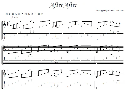 After After - fingerstyle guitar + tabs