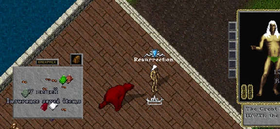 Ultima online - Olmer online "Insurance sertificate"