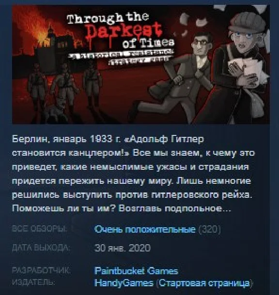 Through the Darkest of Times 💎STEAM KEY RU+CIS LICENSE