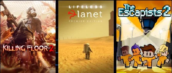 Killing Floor 2, The Escapists 2,LifelessPlanet Аккаунт