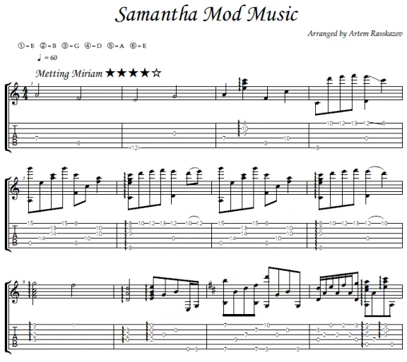 Meeting Miriam | Nobody&acute;s Secret | Romeo and Juliet таб