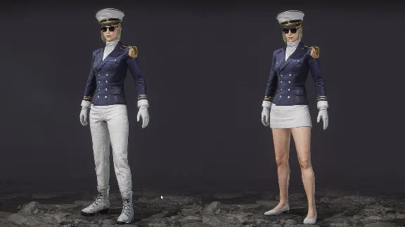 PUBG Naval Officer Attire set (LEGAL CODE) Region Free