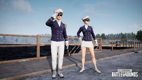 PUBG Naval Officer Attire set (LEGAL CODE) Region Free