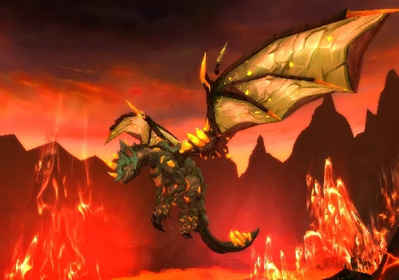 Sandstone DRAGON (Vial sands) 2 bed Mount