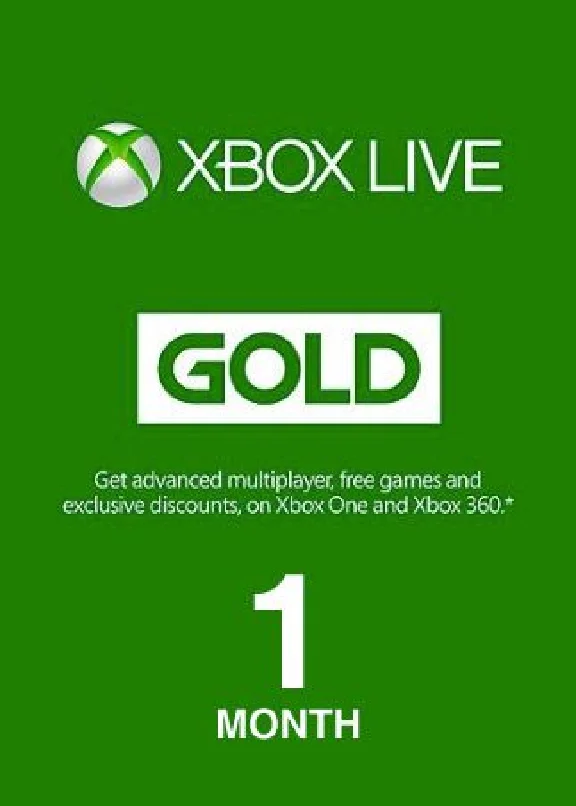XBOX LIVE GOLD -1 месяц (Ru)