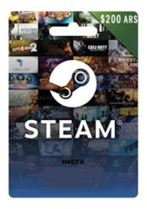 КАРТА Steam Wallet >>АРГЕНТИНА<< 200 ARS + ПОДАРОК