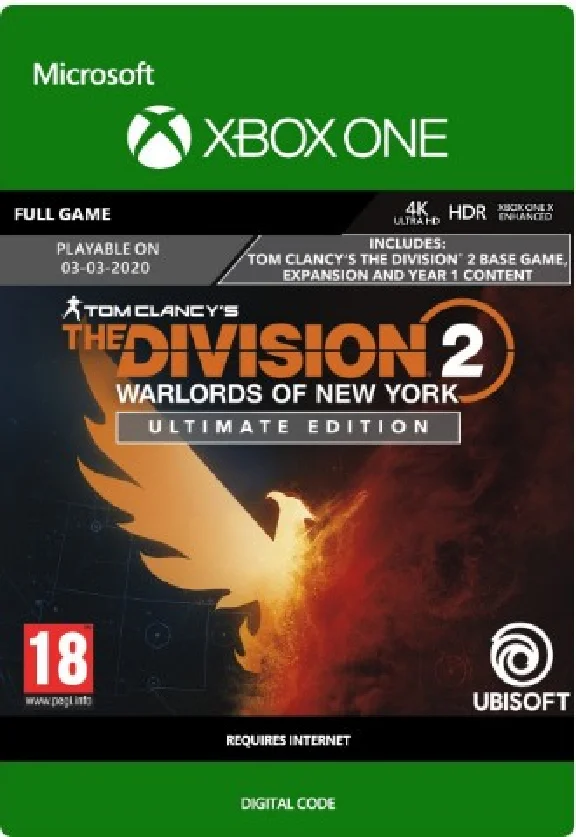 The Division 2 Warlords of New York Ultimate (XBOX)