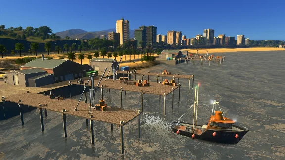 ✅ Cities: Skylines - Sunset Harbor DLC XBOX ONE Key 🔑