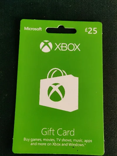 XBOX LIVE 25 GBP GIFT CARD  (ВЕЛИКОБРИТАНИЯ) - СКИДКИ
