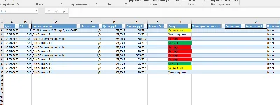 Автоматический реестр в Excel