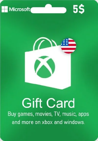 Xbox Live Gift Card 5 Usd