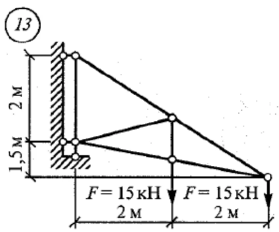 Settlement and graphic work 1. Option 13 Setkov V.I.