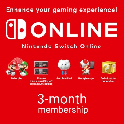 🔥  ПОДПИСКА NINTENDO SWITCH ONLINE — 3 МЕС EU