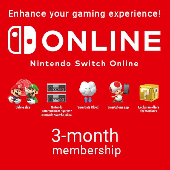 🔥  ПОДПИСКА NINTENDO SWITCH ONLINE — 3 МЕС EU