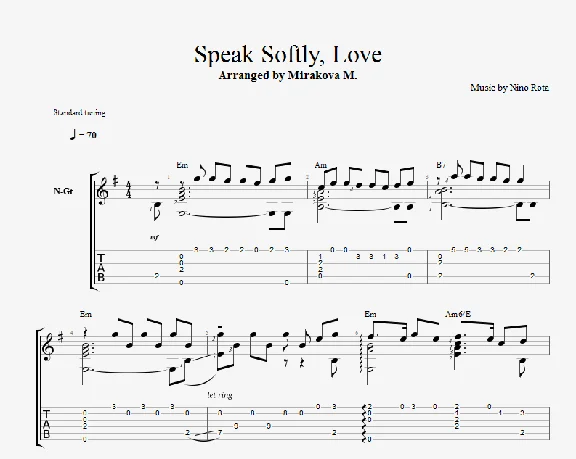 Speak Softly, Love
