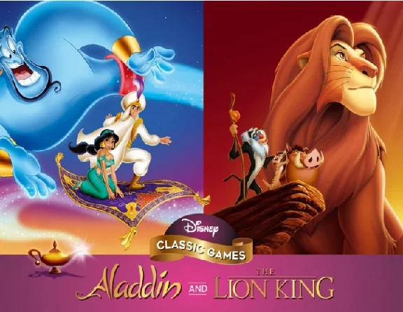 Disney Classic Games Aladdin and The Lion King -- RU