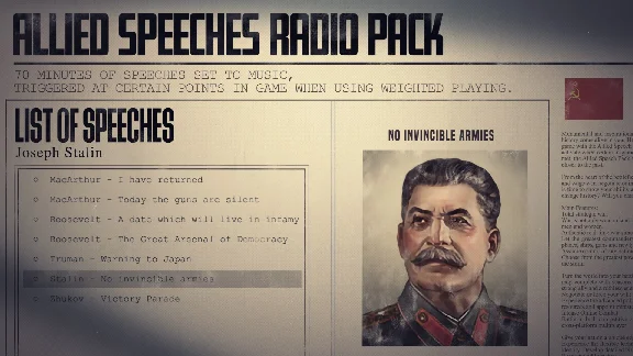 Hearts of Iron IV Allied Speeches Pack (steam)