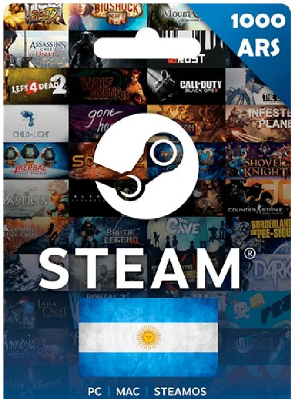 STEAM WALLET GIFT CARD - 1000 ARS (ARGENTINA) 💻 СКИДКИ
