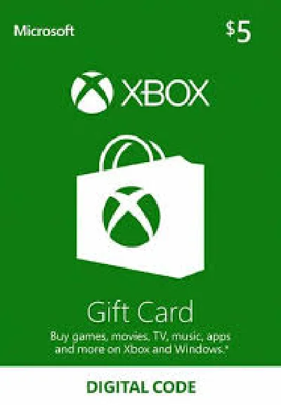 XBOX 5 USD - ТОЛЬКО ДЛЯ АККАУНТОВ СО СТРАНОЙ США