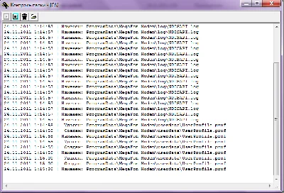 Control folder