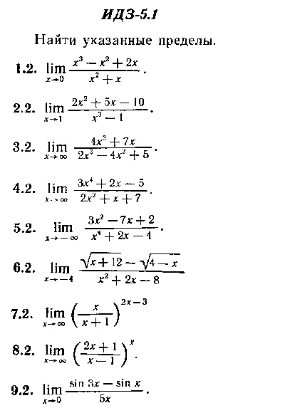 IDZ 5.1 - Variant 2 - Ryabushko A.P. (sbornik №1)
