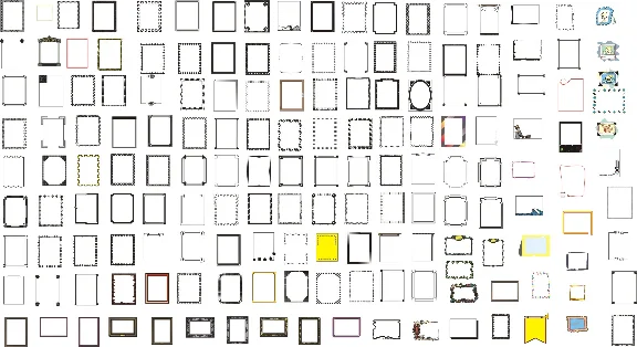 frames in vector clipart. vector graphics frames