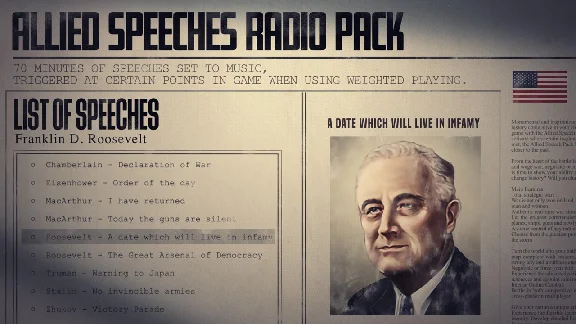 Hearts of Iron IV: Allied Speeches Music Pack (DLC)