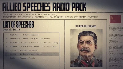 Hearts of Iron IV: Allied Speeches Pack >>> DLC | STEAM