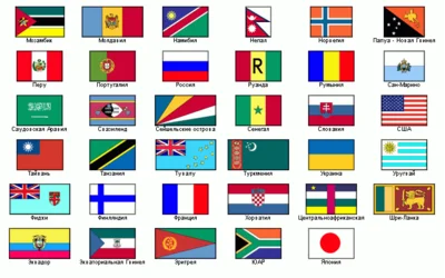 Коллекция рисунков Флагов