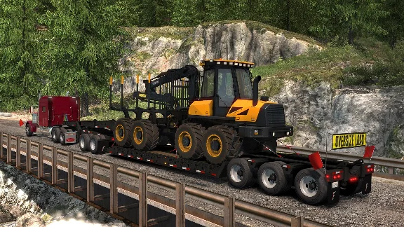 American Truck Simulator Forest Machinery Steam Gift RU