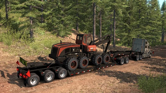American Truck Simulator Forest Machinery Steam Gift RU