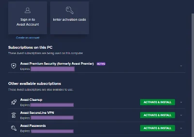 yAvast Ultimate (Cleanup+VPN+AntiTrack)- 600+days/9PC