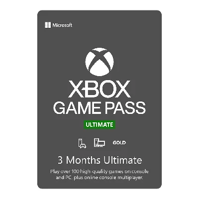 Подписка Xbox Game Pass Ultimate на 3 месяца (RU)