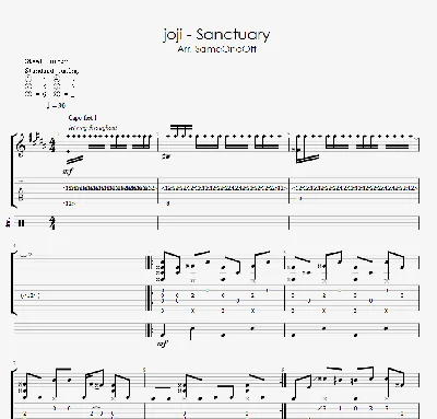joji - Sanctuary - Guitar Tabs