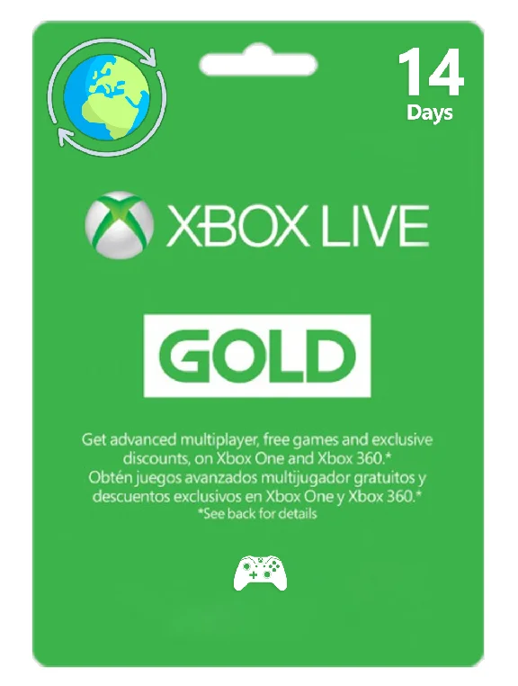 XBOX Live Gold 14 Days Trial (XBOX1+Series/SCAN/Global)