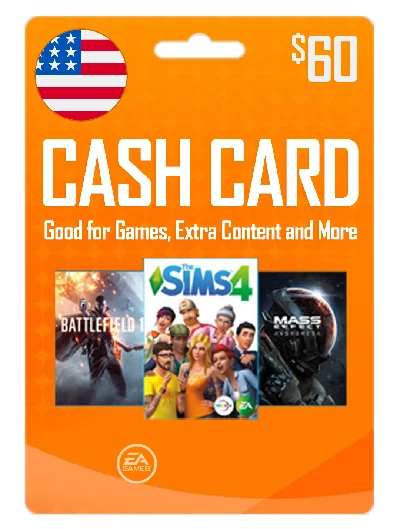 ORIGIN EA Cash Card 60 USD (US)