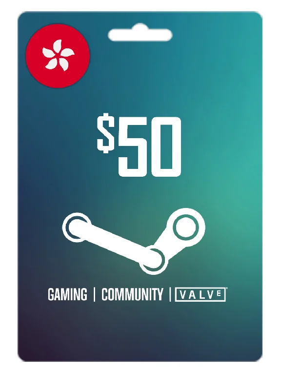 Steam Wallet 50 HKD (About 6.44 USD) ✔️