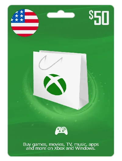 XBOX Live 50 USD (USA) 🎮