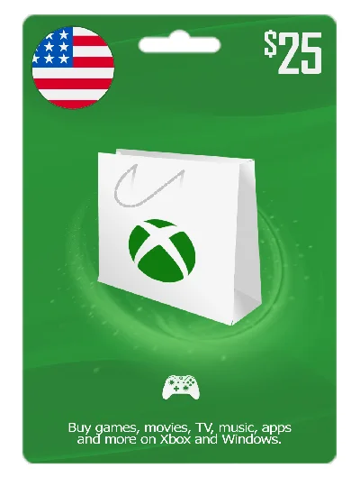 XBOX Live 25 USD (USA)