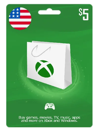 XBOX Live 5 USD (USA) 🎮