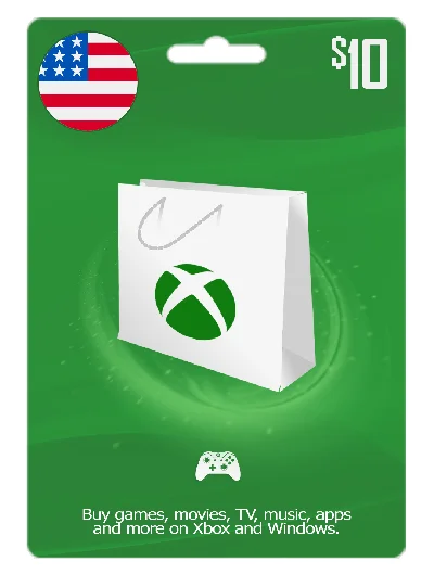 XBOX Live 10 USD (USA) 🎮