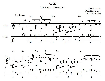 Girl (The Beatles) - guitar cover