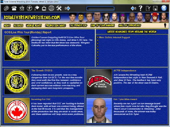 Total Extreme Wrestling 2010 - STEAM Key / GLOBAL / ROW