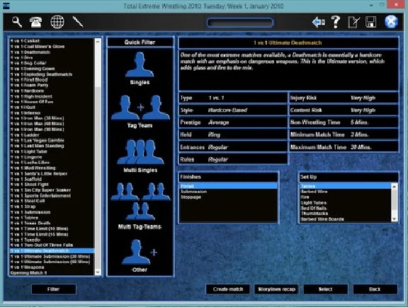 Total Extreme Wrestling 2010 - STEAM Key / GLOBAL / ROW