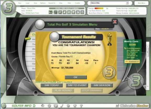 Total Pro Golf 3 - STEAM Key - Region Free / GLOBAL