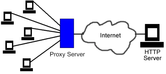 The list of anonymous proxy servers